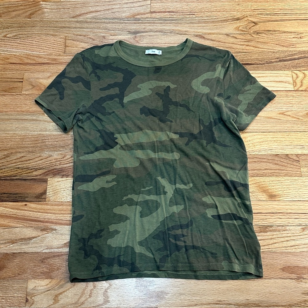 TNA Slope T-Shirt, Camo, Size M